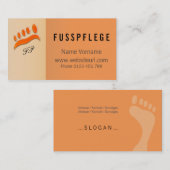 fusspflege 名刺 (正面/裏面)