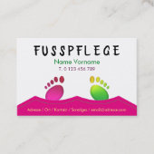 fusspflege 名刺 (正面)