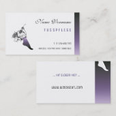 fusspflege 名刺 (正面/裏面)