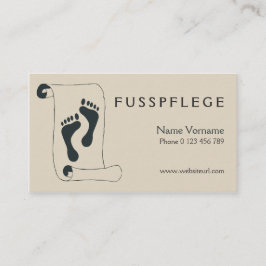 fusspflege 名刺