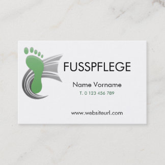 fusspflege 名刺