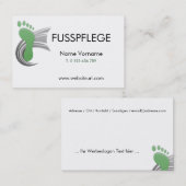 fusspflege 名刺 (正面/裏面)