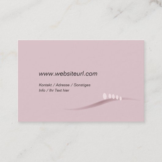 fußpflege 名刺 (裏面)