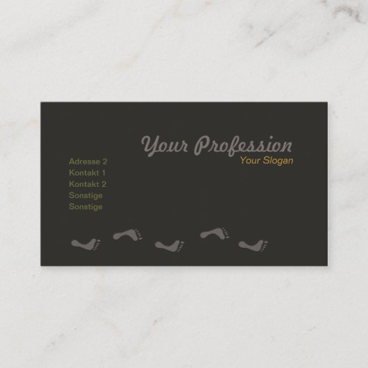 Fußpflege 名刺 (正面)