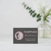 fusspflege 名刺 (スタンド正面)