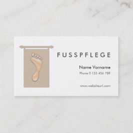 fusspflege 名刺