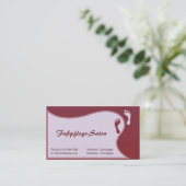 fußpflege 名刺 (スタンド正面)