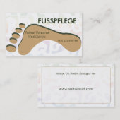 fusspflege 名刺 (正面/裏面)