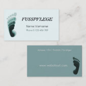 fusspflege 名刺 (正面/裏面)