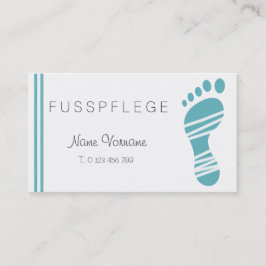 fußpflege 名刺