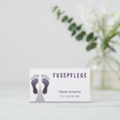fußpflege 名刺 (スタンド正面)