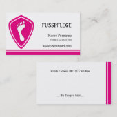 fusspflege 名刺 (正面/裏面)
