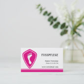 fusspflege 名刺 (スタンド正面)