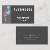 fußpflege 名刺 (正面/裏面)