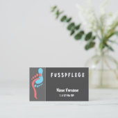 fußpflege 名刺 (スタンド正面)
