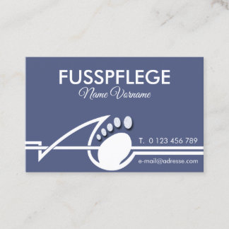 fusspflege 名刺