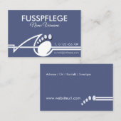 fusspflege 名刺 (正面/裏面)