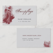 fußpflege 名刺 (正面/裏面)