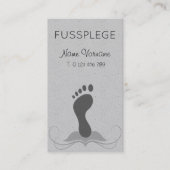 fußpflege 名刺 (正面)