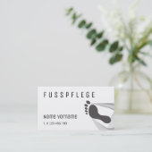 fußpflege 名刺 (スタンド正面)