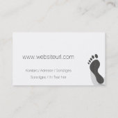 fußpflege 名刺 (裏面)