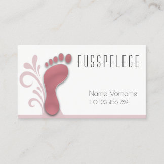 fusspflege 名刺
