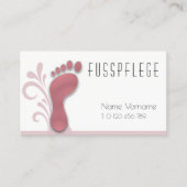 fusspflege 名刺 (正面)