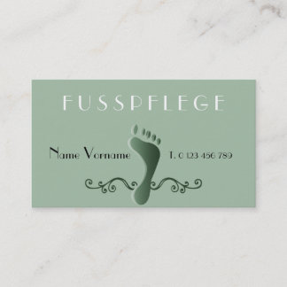 fußpflege 名刺