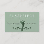 fußpflege 名刺 (正面)