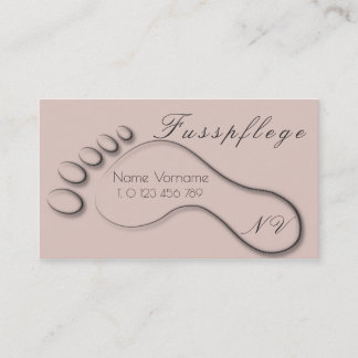 fusspflege 名刺