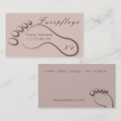 fusspflege 名刺 (正面/裏面)