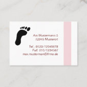 Fußpflege 名刺 (裏面)