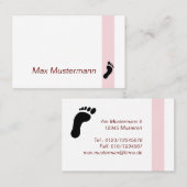 Fußpflege 名刺 (正面/裏面)