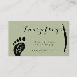 fusspflege 名刺