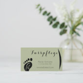 fusspflege 名刺 (スタンド正面)