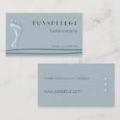 fusspflege 名刺 (正面/裏面)
