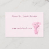 Fusspflege 名刺 (裏面)