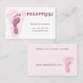 Fusspflege 名刺 (正面/裏面)