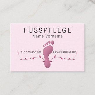 Fusspflege 名刺