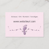 Fusspflege 名刺 (裏面)