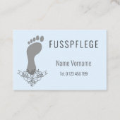 Fusspflege 名刺 (正面)