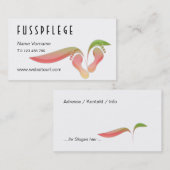 fusspflege 名刺 (正面/裏面)