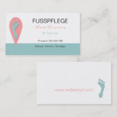 fusspflege 名刺 (正面/裏面)