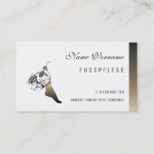 fusspflege 名刺 (正面)