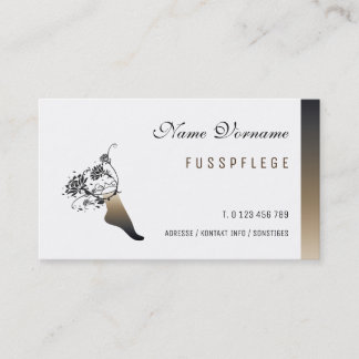 fusspflege 名刺