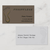 fusspflege 名刺 (正面/裏面)