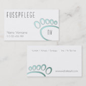 fusspflege 名刺 (正面/裏面)