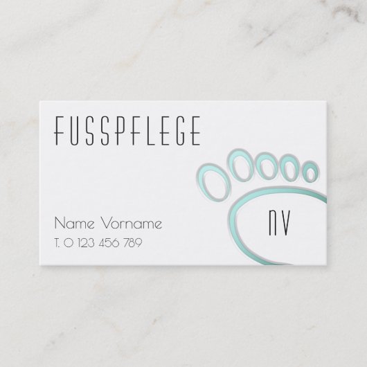 fusspflege 名刺 (正面)