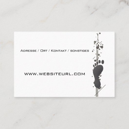 Fusspflege 名刺 (裏面)