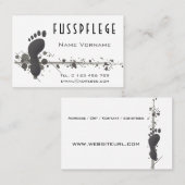 Fusspflege 名刺 (正面/裏面)